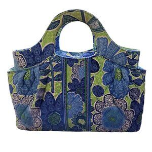 Vera Bradley Doddle Daisy Floral Tote Bag Purse Cotton Quilted Bag